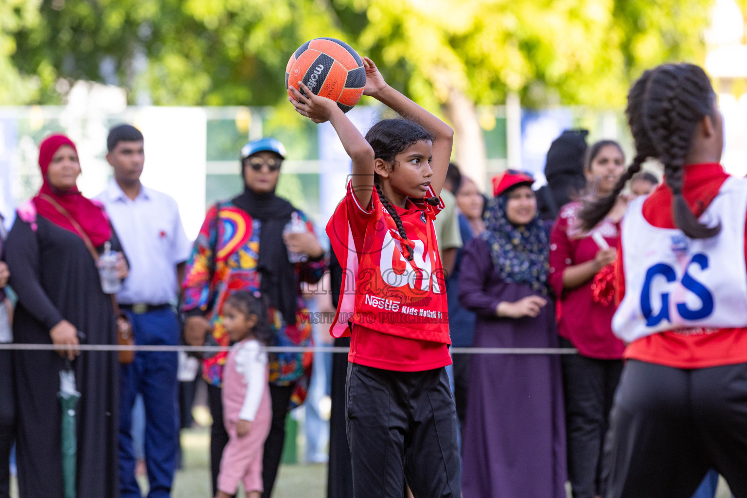 Day 3 of Nestle' Kids Netball Fiesta 2023 held in Henveyru Stadium, Male', Maldives on Saturday, 2nd December 2023. Photos by Nausham Waheed / Images.mv