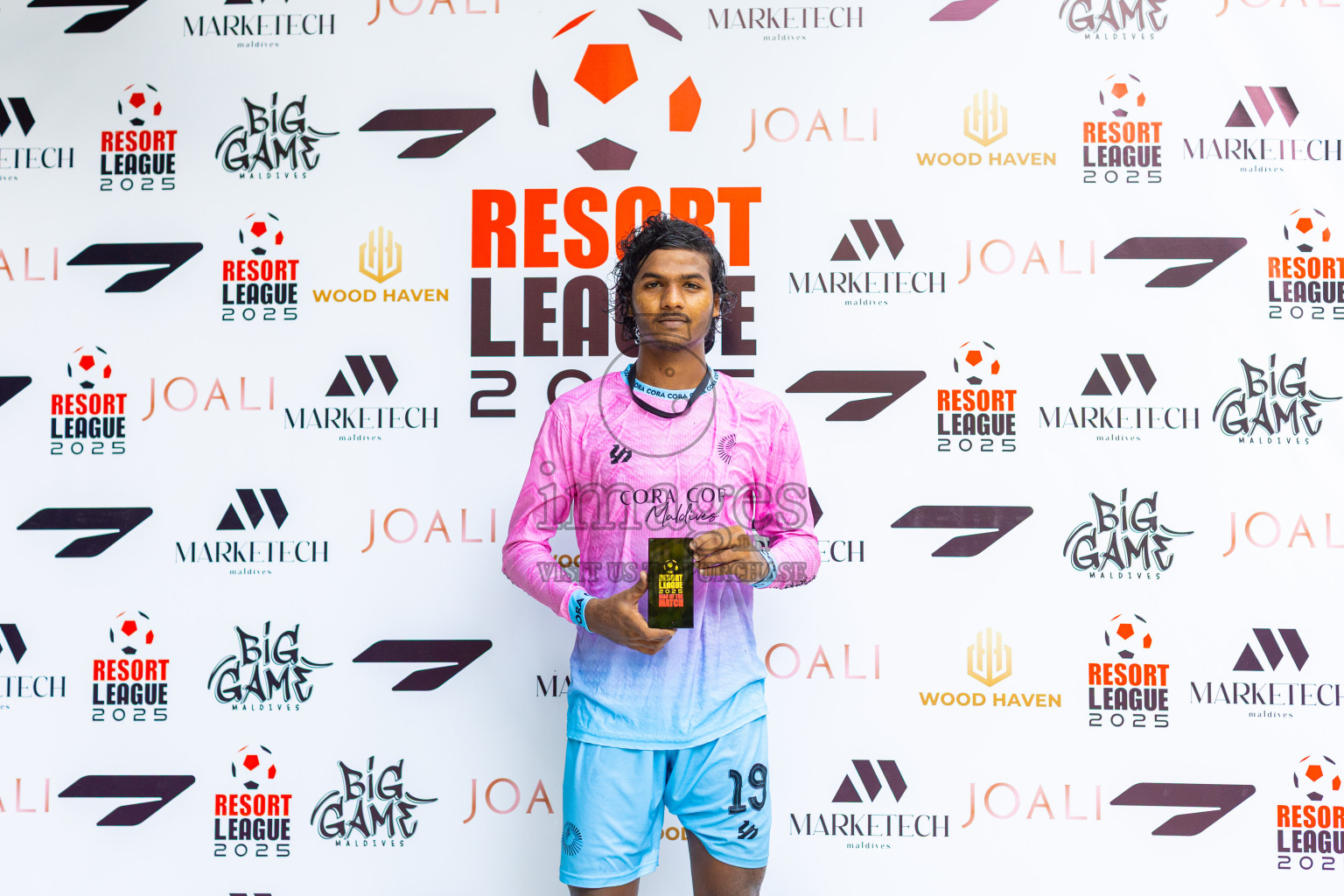 Resort League 2025 Raa Zone - Day 3
Joali vs Cora Cora in Resort League 2025 (Raa Zone) was held on Sunday, 17th august 2025 in JOALI Maldives Resort, Raa Atoll, Maldives. Photos: Areef Adam / images.mv