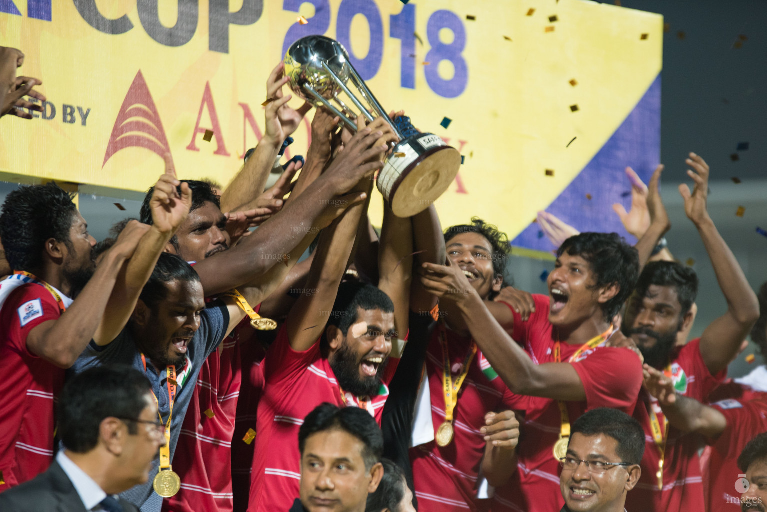 India vs Maldives in SAFF Suzuki Cup 2018 Finals in Dhaka, Bangladesh, Saturday, September 15, 2018. (Images.mv Photo/Suadh Abdul Sattar)