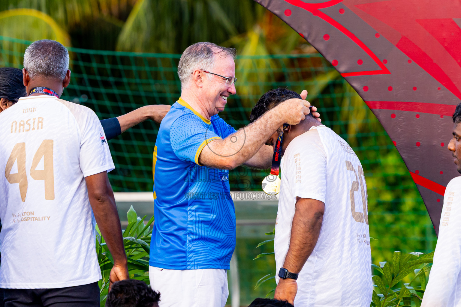 Barcelo vs Conrad in the Final of Resort League 2025 (Ari Zone) was held on Sunday, 28th June 2025 in Conrad Maldives Rangali Island, Alif Dhaalu Atoll, Maldives. Photos: Nausham Waheed / images.mv
