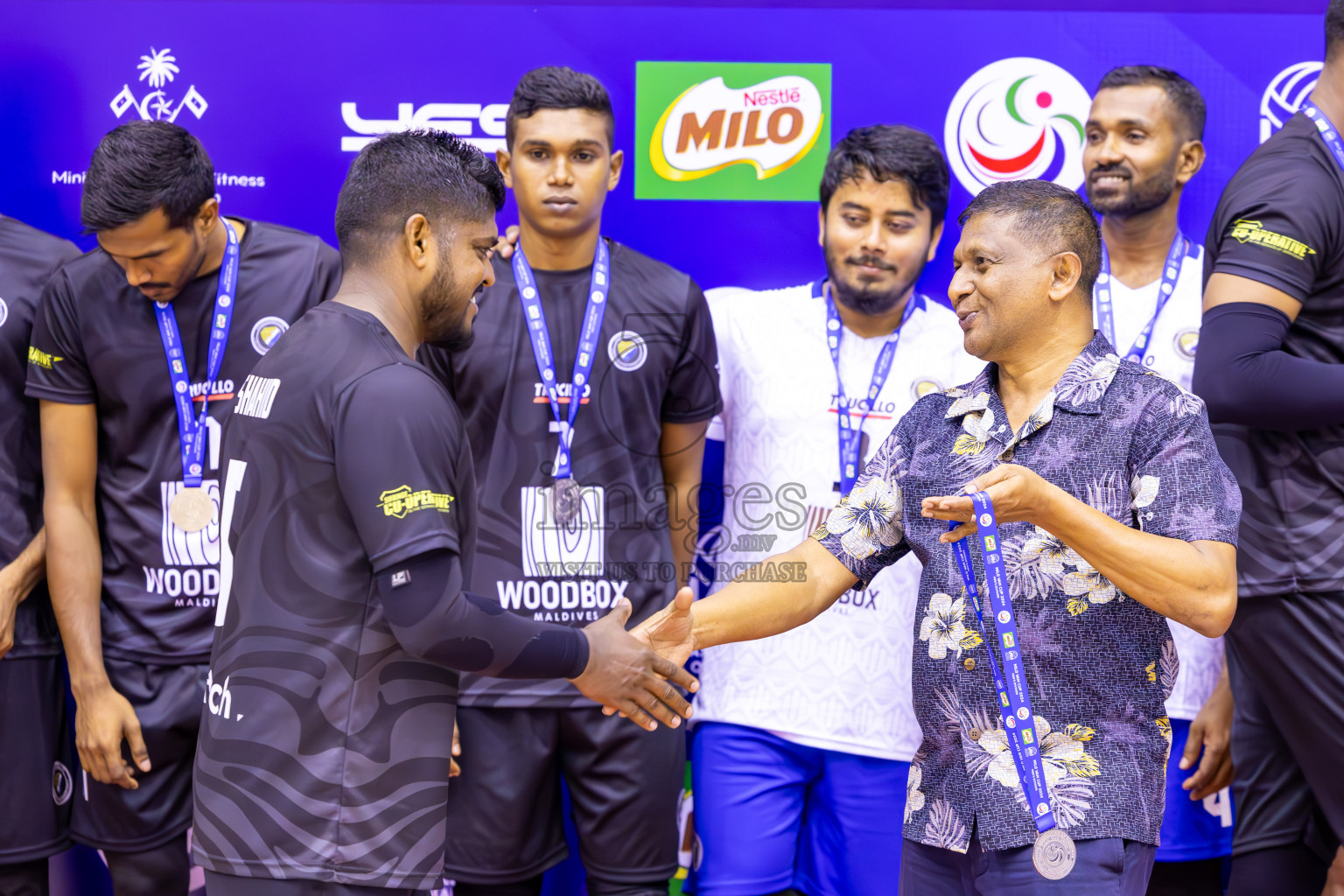 Final of MILO VAM Cup 2024 (Men's Division) was held in Social Center Indoor Hall on Monday, 4th November 2024. 
Photos: Ismail Thoriq / images.mv