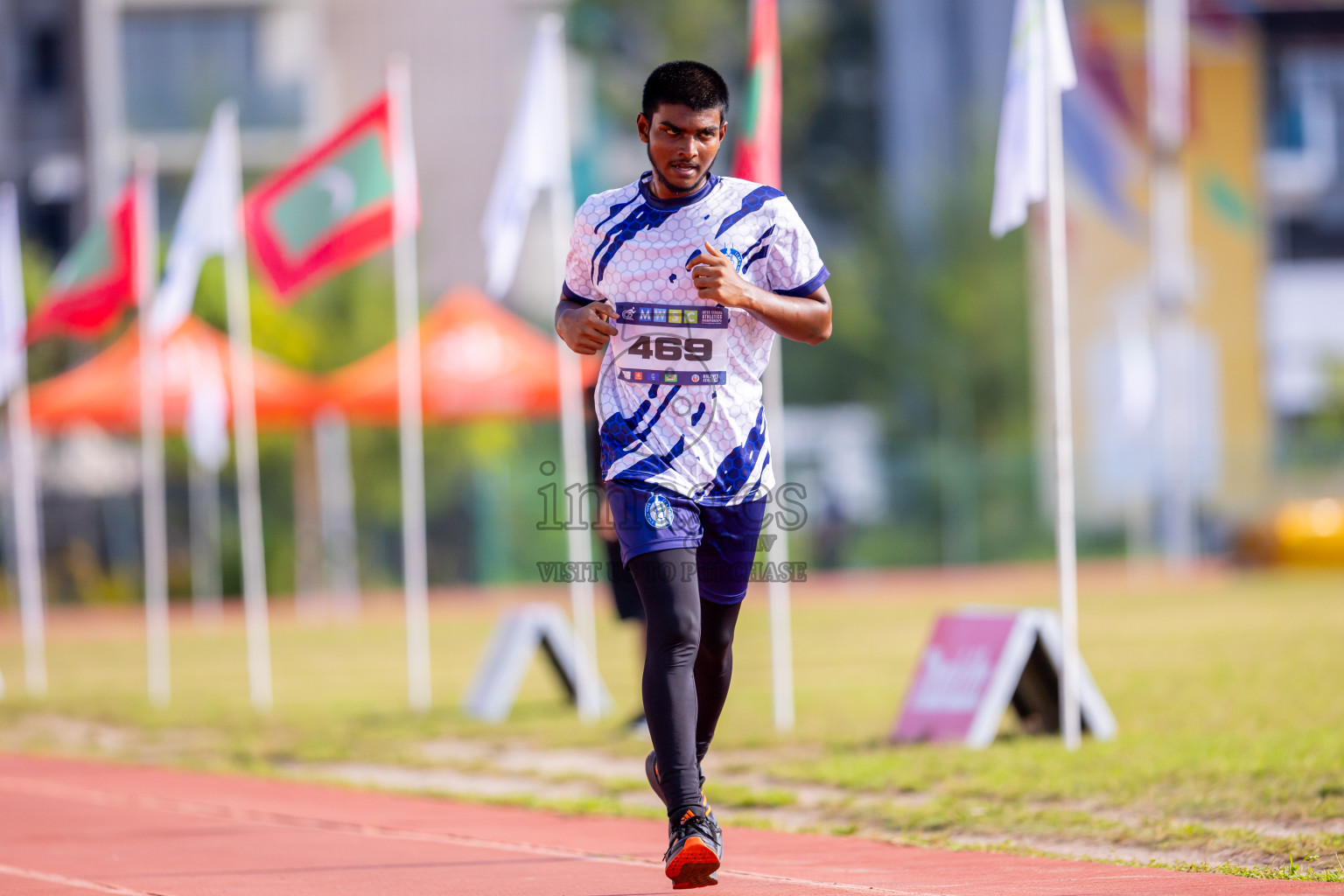 Day 6 of MWSC Interschool Athletics Championships 2024 held in Hulhumale Running Track, Hulhumale, Maldives on Thursday, 14th November 2024. Photos by: Nausham Waheed / Images.mv