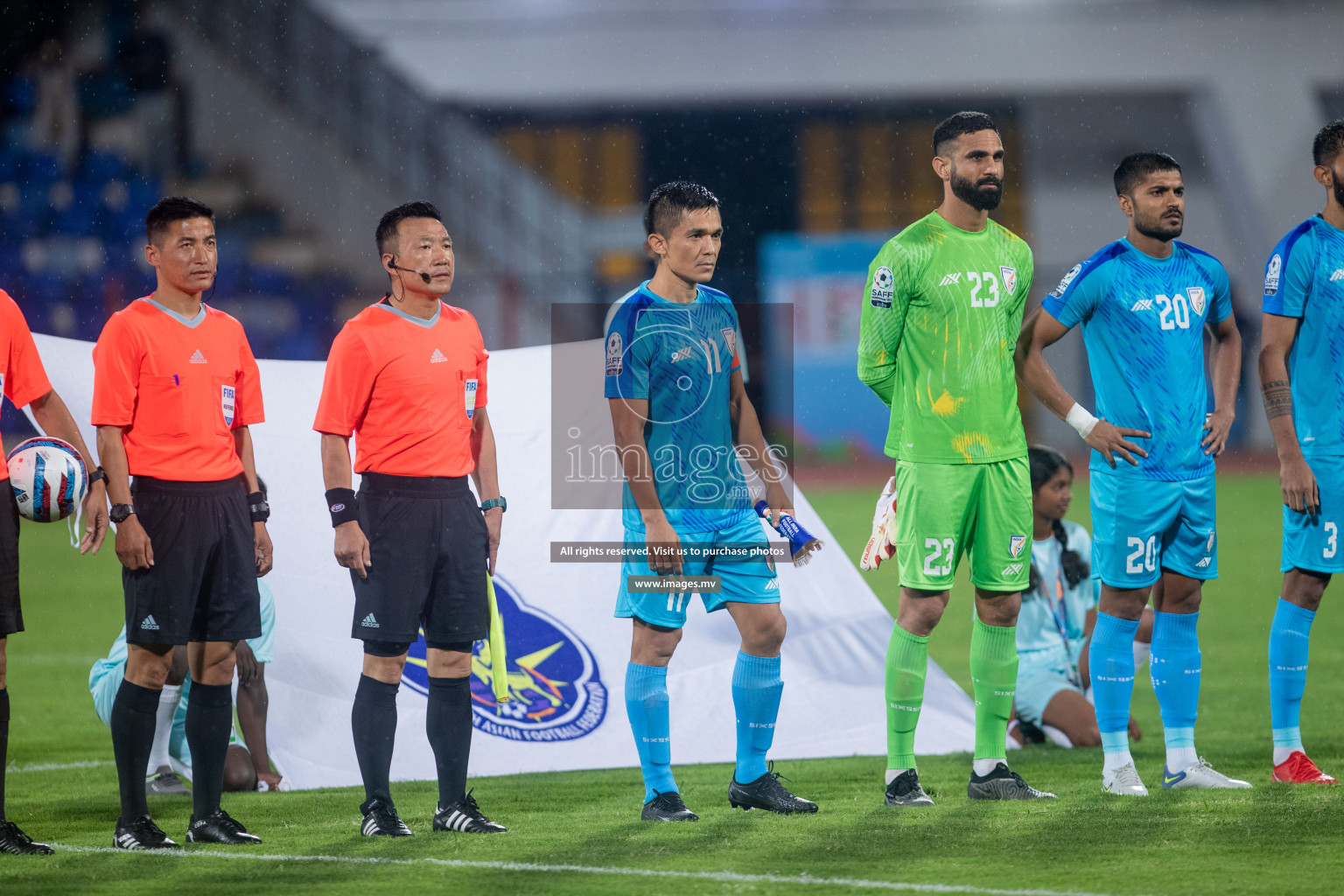 India vs Pakistan in the opening match of SAFF Championship 2023 held in Sree Kanteerava Stadium, Bengaluru, India, on Wednesday, 21st June 2023. Photos: Nausham Waheed / images.mv