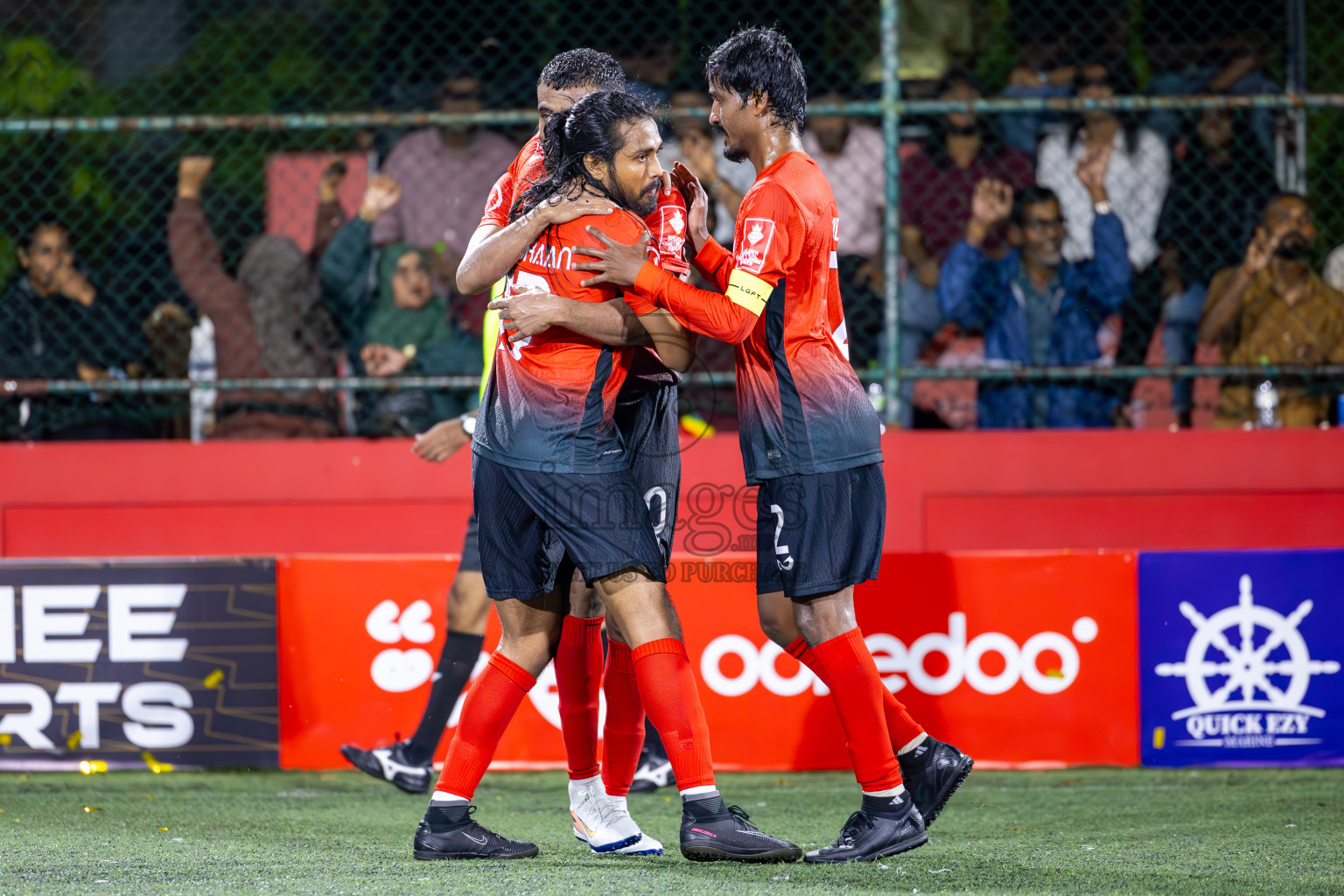 L Gan vs L Mundoo in Atoll Round Final on Day 22 of Golden Futsal Challenge 2025 was held on Sunday , 26th January 2025, in Hulhumale', Maldives.
Photos: Ismail Thoriq / images.mv