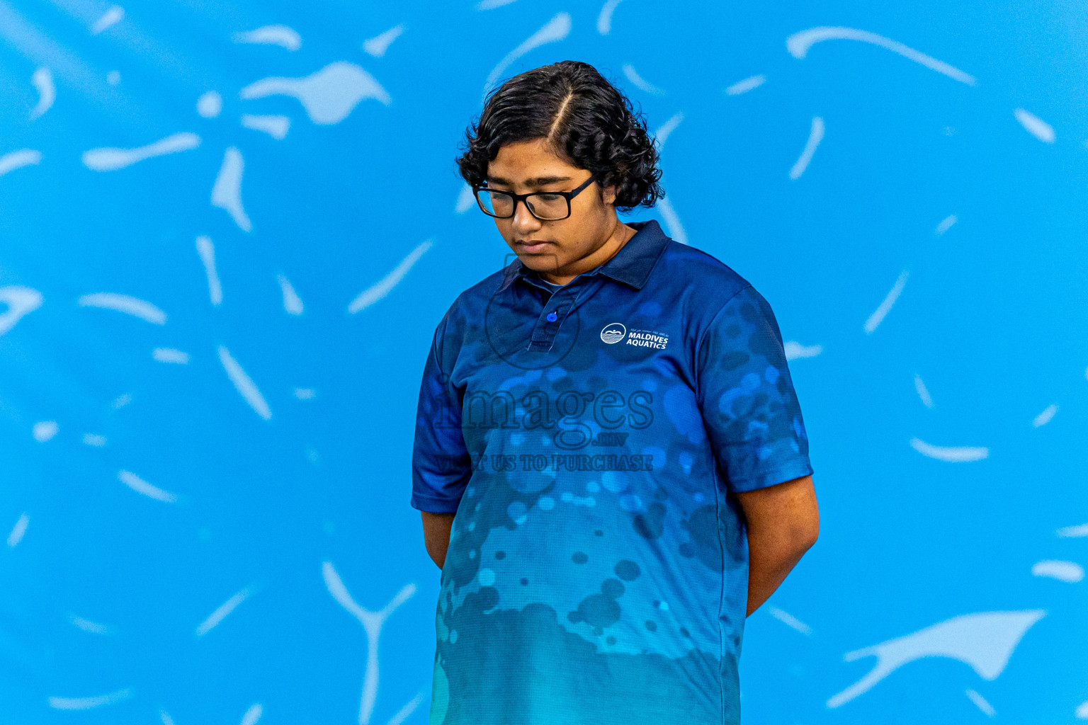 Day 5 of 1st National Short Course Swimming Competition held in Hulhumale', Maldives on Wednesday, 18th June 2025. Photos: Nausham Waheed / images.mv