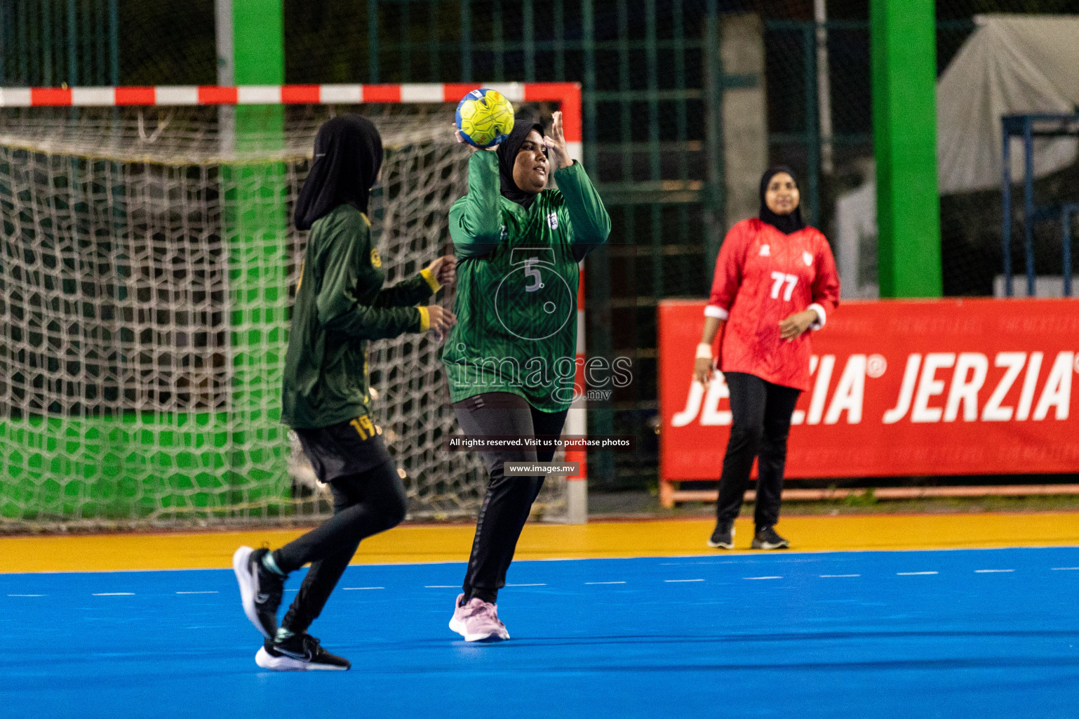 Day 10 of 6th MILO Handball Maldives Championship 2023, held in Handball ground, Male', Maldives on 29th May 2023 Photos: Shuu Abdul Sattar/ Images.mv