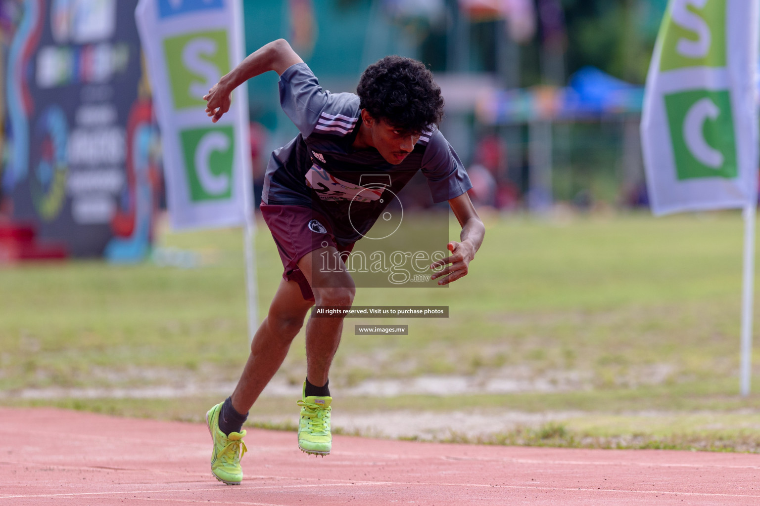 Day two of Inter School Athletics Championship 2023 was held at Hulhumale' Running Track at Hulhumale', Maldives on Sunday, 15th May 2023. Photos: Shuu/ Images.mv