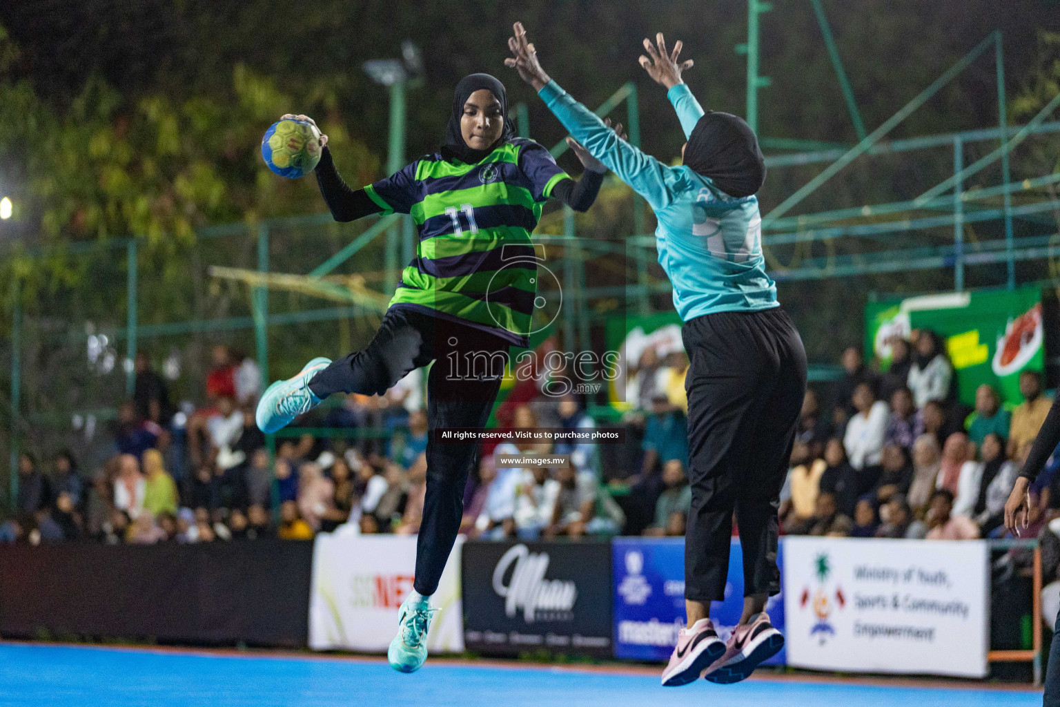 1st Division Final of 7th Inter-Office/Company Handball Tournament 2023, held in Handball ground, Male', Maldives on Monday, 24th October 2023 Photos: Nausham Waheed/ Images.mv