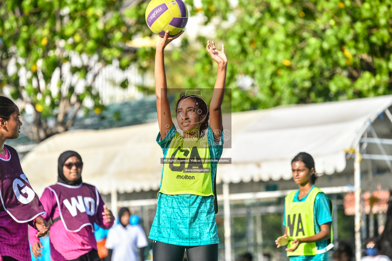 Day 5 of Junior Netball Championship 2022 on 9th March 2022 held in Male', Maldives. Photos by Nausham Waheed