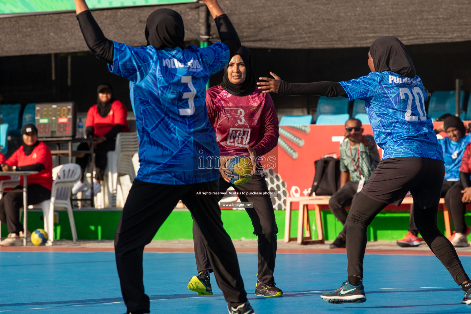 Day 10 of 6th MILO Handball Maldives Championship 2023, held in Handball ground, Male', Maldives on 29th May 2023 Photos: Nausham Waheed/ Images.mv