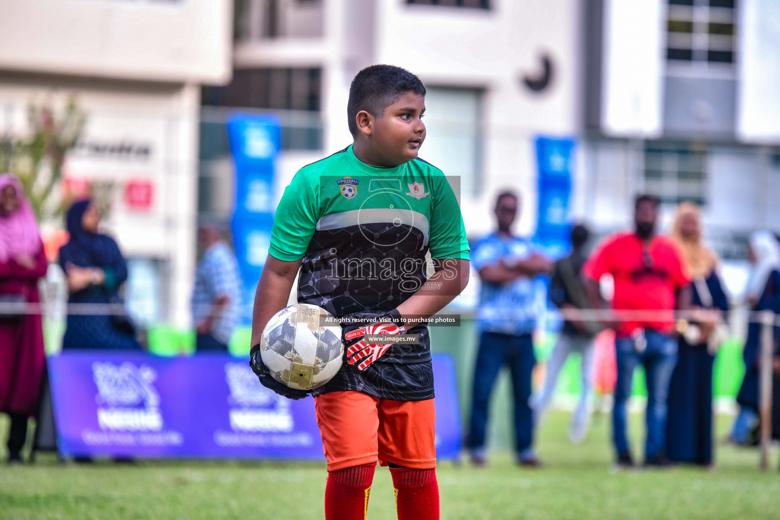 Day 1 of Milo Kids Football Fiesta 2022 was held in Male', Maldives on 19th October 2022. Photos: Nausham Waheed/ images.mv