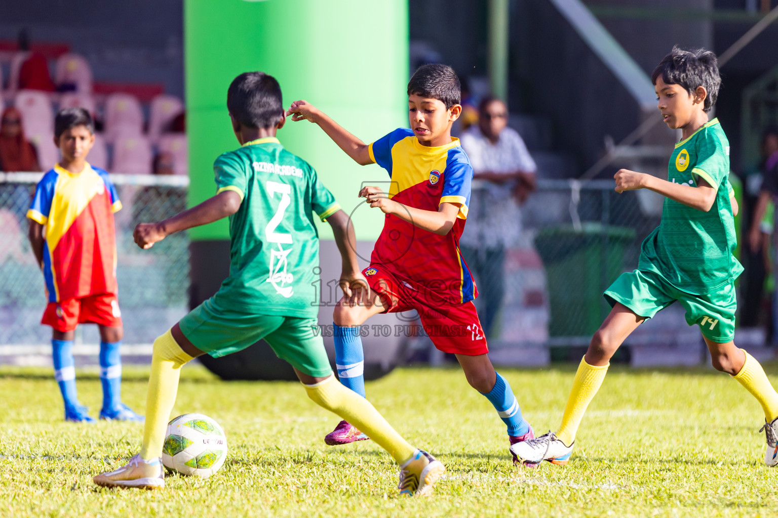 Day 2 of Under 10 MILO Academy Championship 2024 was held at National Stadium in Male', Maldives on Saturday, 27th April 2024. Photos: Nausham Waheed / images.mv