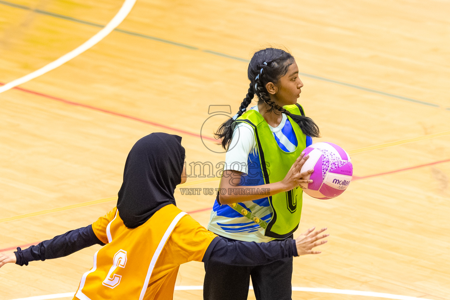 Day 8 of 24th Milo Netball Association Championship was held in Social Center at Male', Maldives on Monday, 8th September 2025. Photos: Mohamed Mahfooz Moosa / images.mv