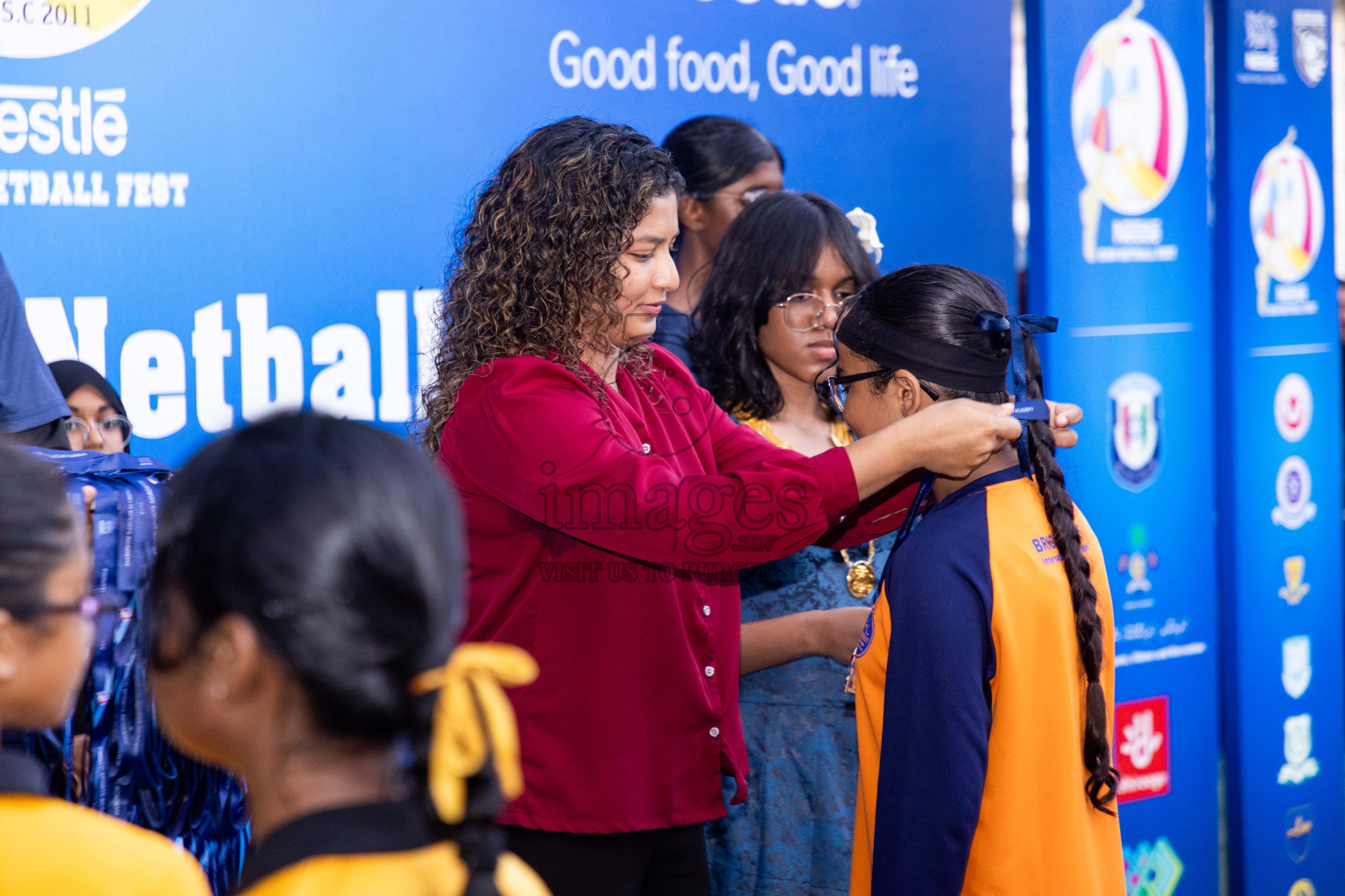 Day 3 of Nestle' Kids Netball Fiesta 2023 held in Henveyru Stadium, Male', Maldives on Saturday, 2nd December 2023. Photos by Nausham Waheed / Images.mv