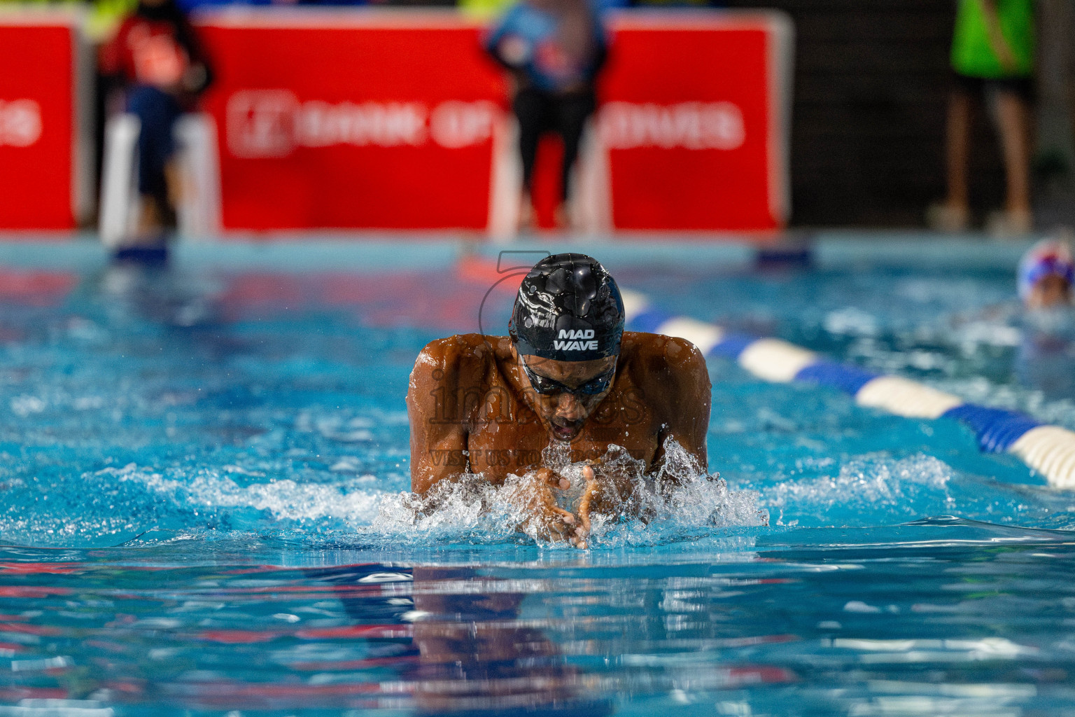 Day 4 of National Swimming Competition 2024 held in Hulhumale', Maldives on Monday, 16th December 2024. 
Photos: Hassan Simah / images.mv