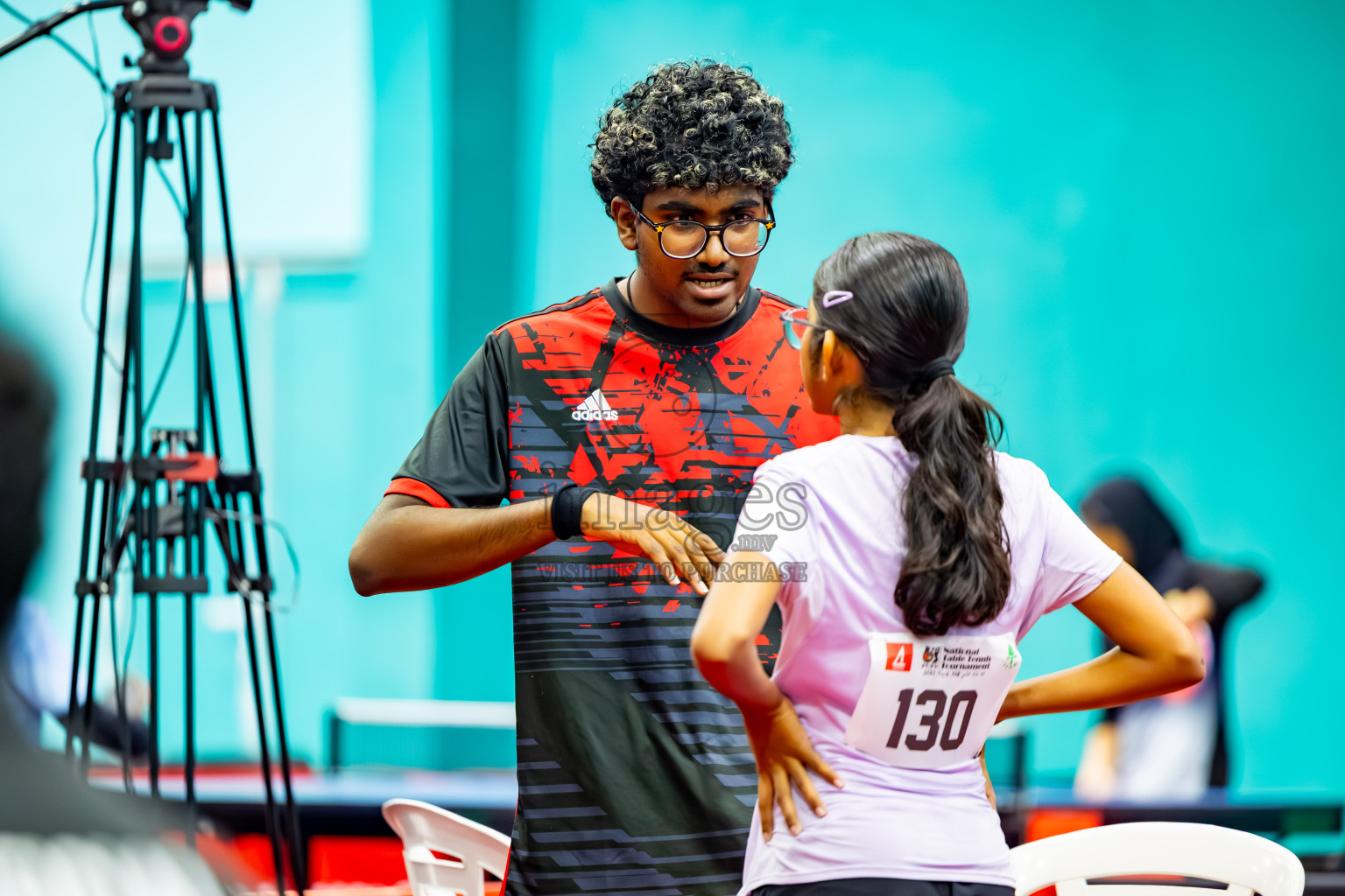 Day 2 of BML 63rd National Table Tennis Tournament 2025 was held on Tuesday, 26th August 2025 in Male' TT Hall, Male', Maldives. Photos: Nausham Waheed / images.mv