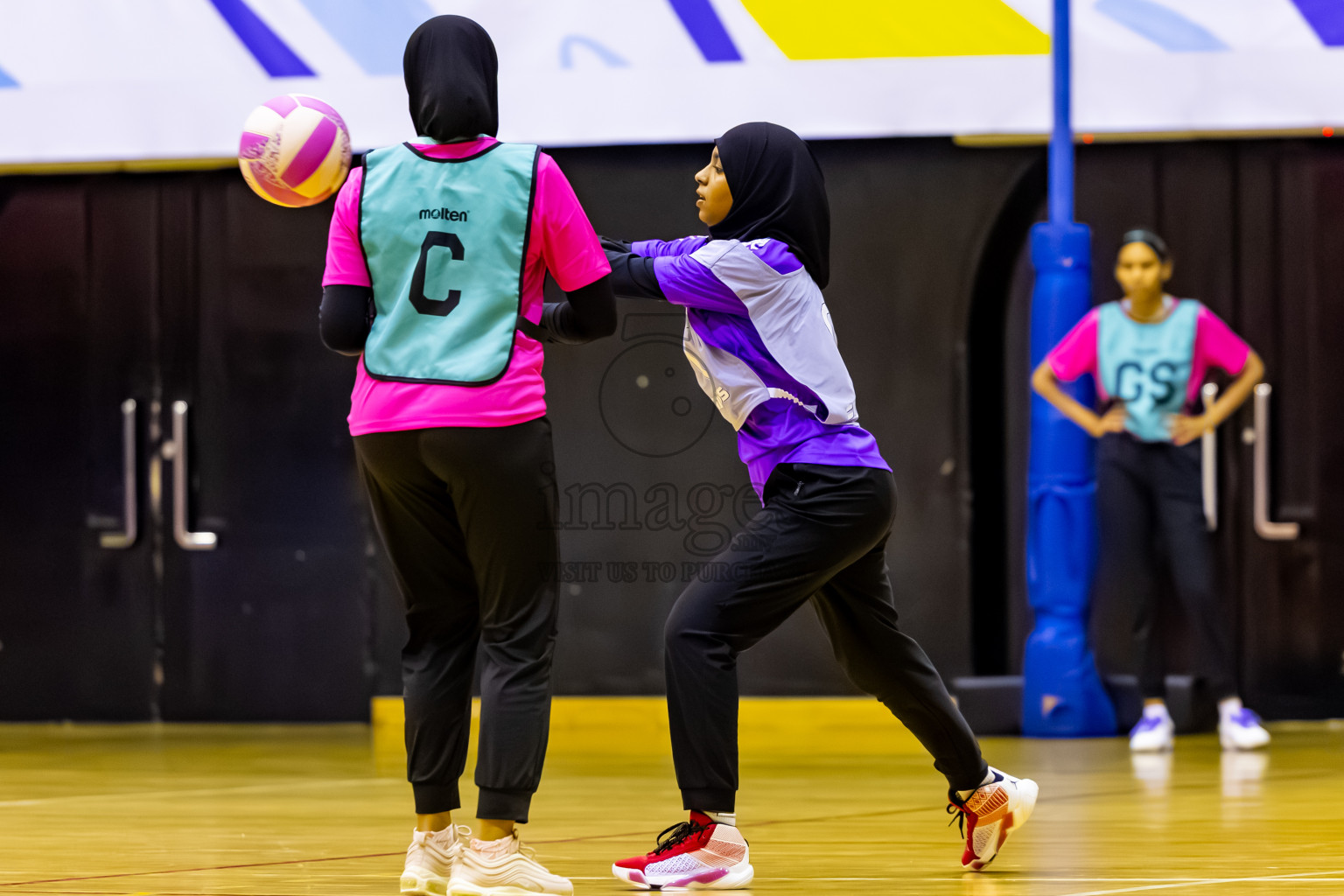 MV Netters vs Invicto SC in Day 7 of 24th Milo Netball Association Championship was held in Social Center at Male', Maldives on Sunday, 7th September 2025. Photos: Nausham Waheed / images.mv