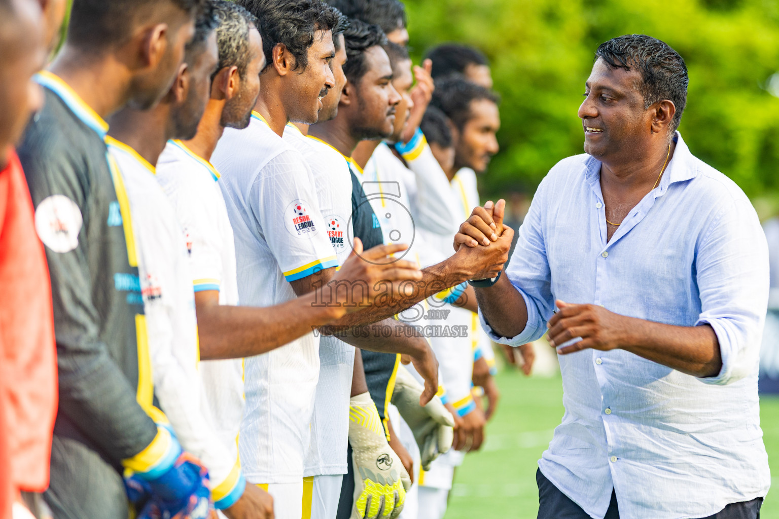 Oblu Sangli vs Joy Island in Resort League 2025 (North Male Zone) day 4 was held on Saturday, 6th September 2025 in One And Only Reethi Rah Maldives Resort, Photos: Areef Adam / images.mv