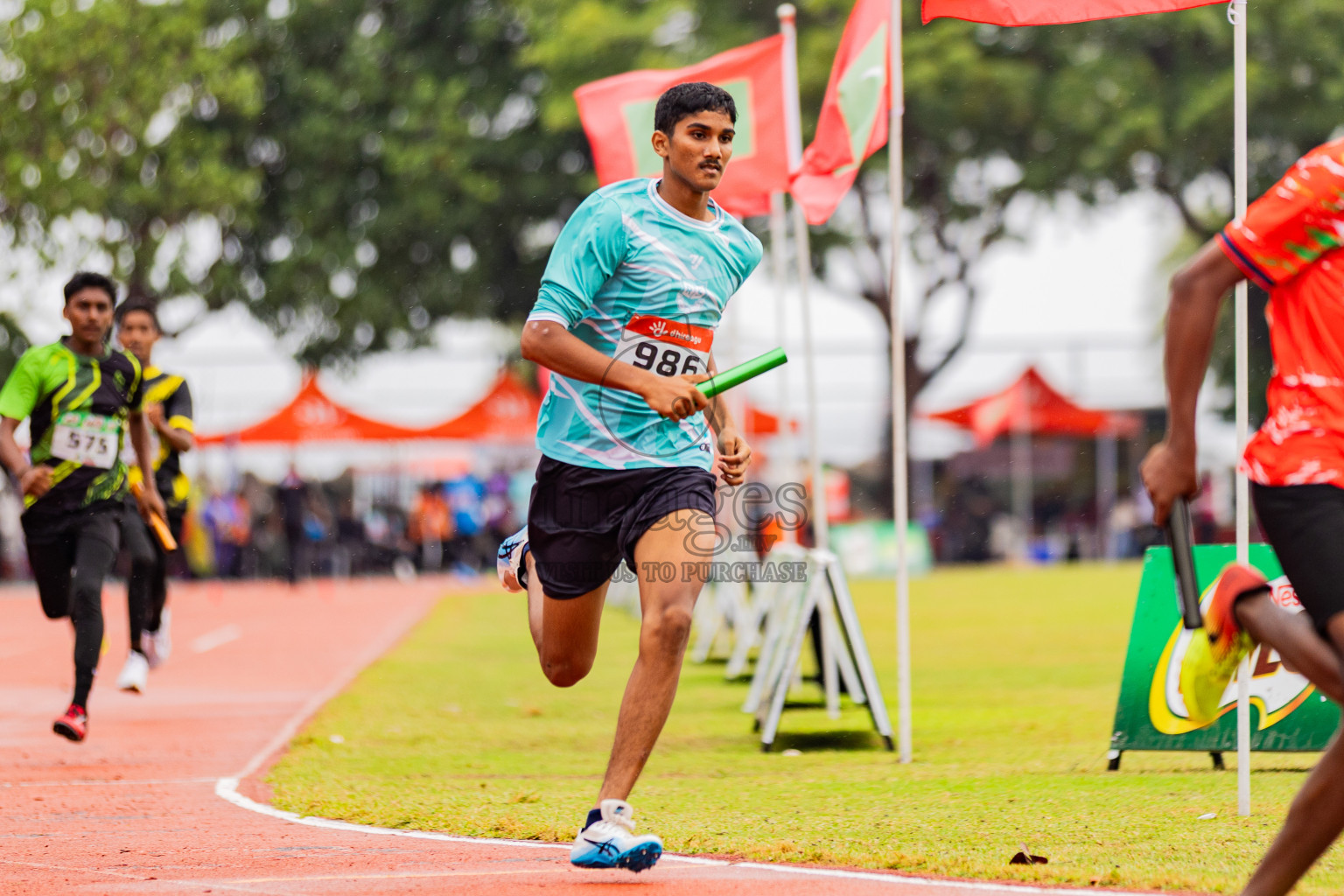 Day 6 of Inter-school Athletics Championship 2025 held in Ekuveni Synthetic Track, Male', Maldives on Sunday, 12th October 2025. Photos by: Areef Adam / Images.mv