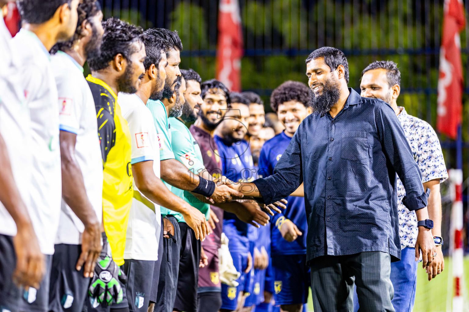 United V vs Nala Brothers in Day 5 of Eydhafushi Futsal Cup 2024 was held on Friday, 12th April 2024, in B Eydhafushi, Maldives Photos: Nausham Waheed / images.mv