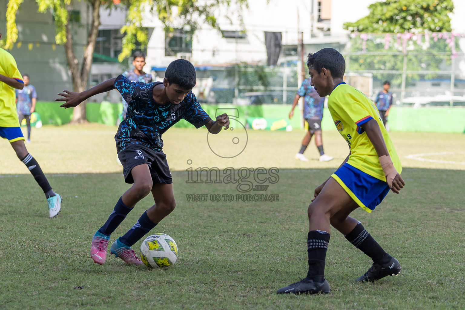 Day 3 of MILO Academy Championship 2024 (U-14) was held in Henveyru Stadium, Male', Maldives on Saturday, 2nd November 2024.
Photos: Hassan Simah / Images.mv