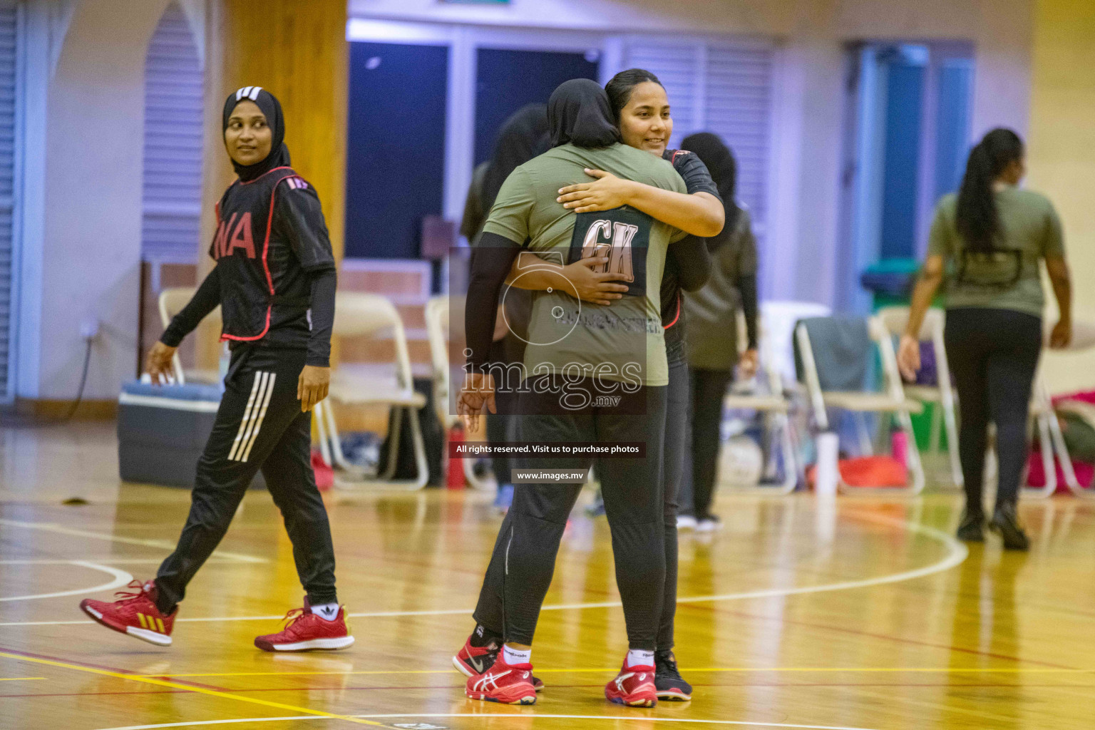 Kulhudhuffushi Youth & R.C vs Club Green Streets in the Finals of Milo National Netball Tournament 2021 (Women's) held on 5th December 2021 in Male', Maldives Photos: Ismail Thoriq / images.mv