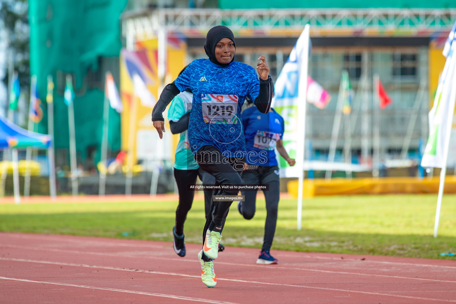 Day two of Inter School Athletics Championship 2023 was held at Hulhumale' Running Track at Hulhumale', Maldives on Sunday, 15th May 2023. Photos: Nausham Waheed / images.mv