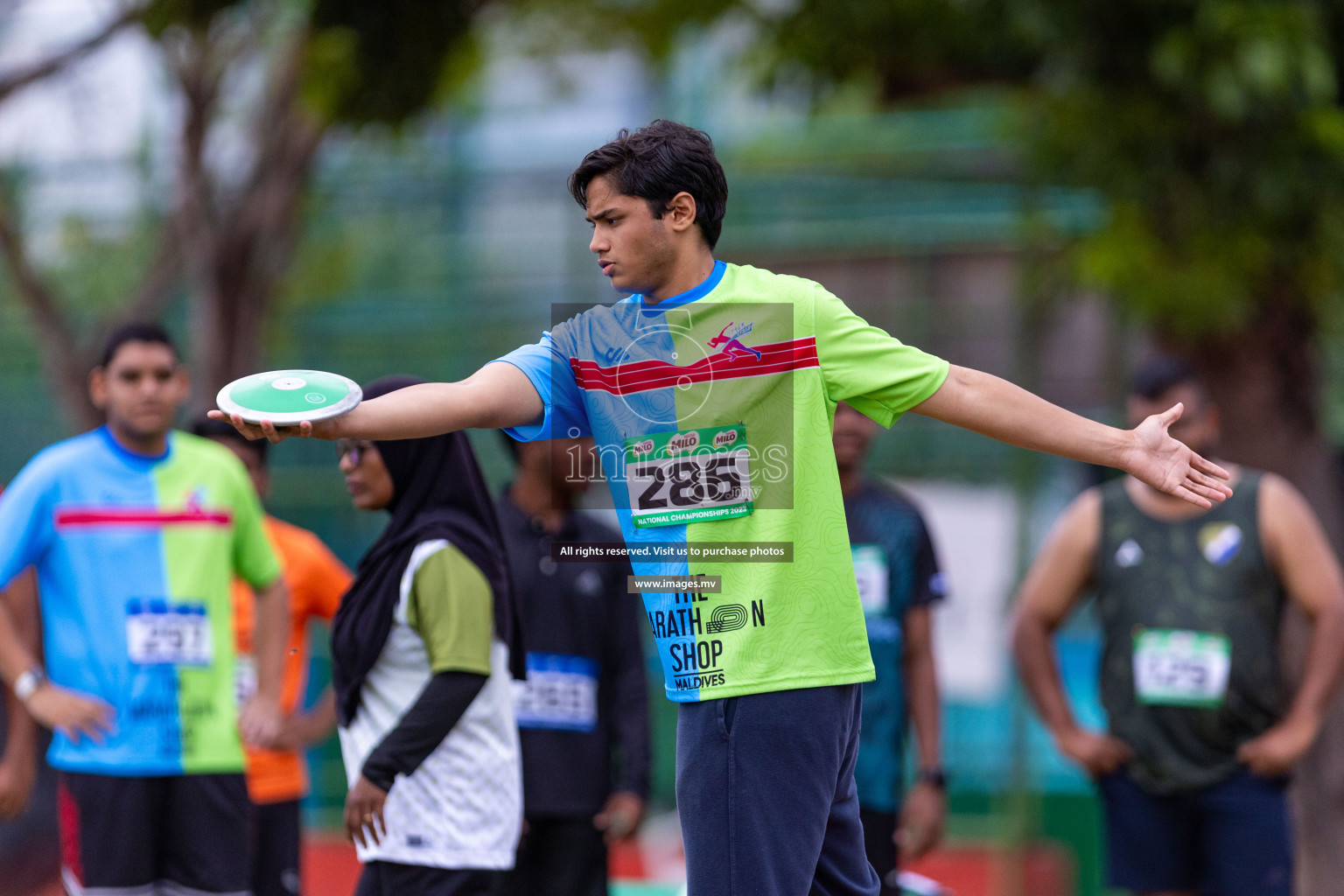 Day 2 of National Athletics Championship 2023 was held in Ekuveni Track at Male', Maldives on Friday, 24th November 2023. Photos: Nausham Waheed / images.mv