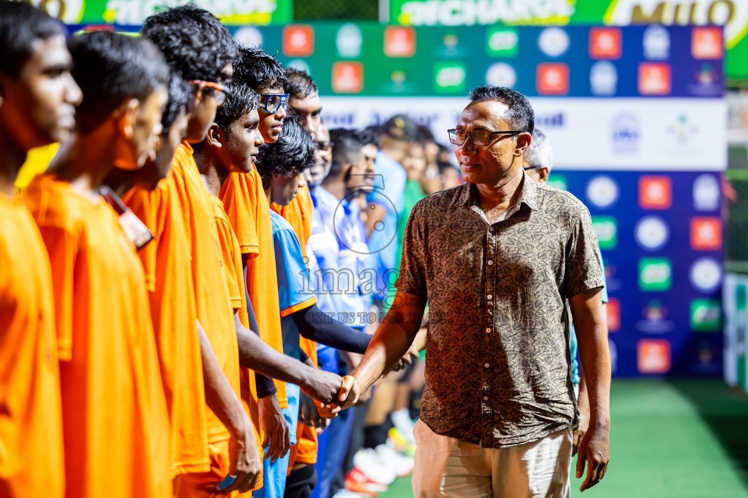 Sports Club Vision vs Sports Club Dhirun in the Bronze Match of Milo National Junior Volleyball Championship 2025 Men's Division was held on Saturday, 29th November 2025 at Ekuveni Turf Court Male', Maldives. Photos: Nausham Waheed / images.mv