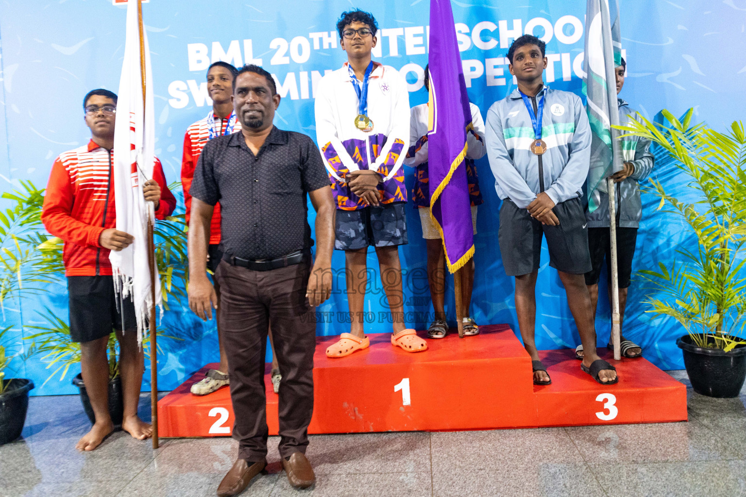 Day 4 of 20th Inter-school Swimming Competition 2024 held in Hulhumale', Maldives on Tuesday, 15th October 2024. Photos: Ismail Thoriq / images.mv