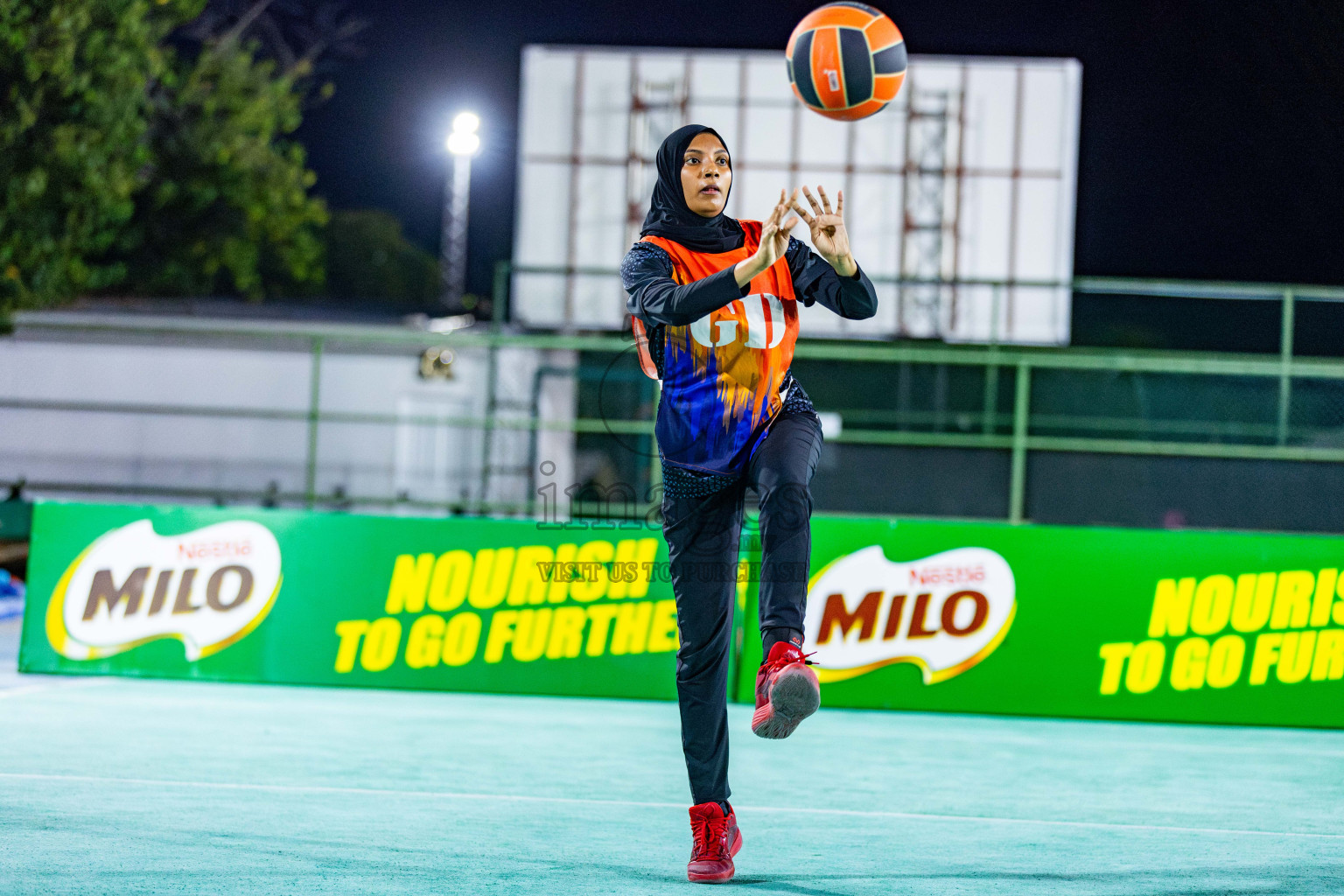 Final of MILO 3x3 Netball Challenge 2024 was held in Ekuveni Netball Court at Male', Maldives on Thursday, 20th March 2024. Photos: Nausham Waheed / images.mv