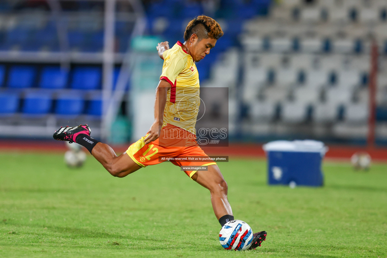 Bhutan vs Lebanon in SAFF Championship 2023 held in Sree Kanteerava Stadium, Bengaluru, India, on Sunday, 25th June 2023. Photos: Nausham Waheed / images.mv