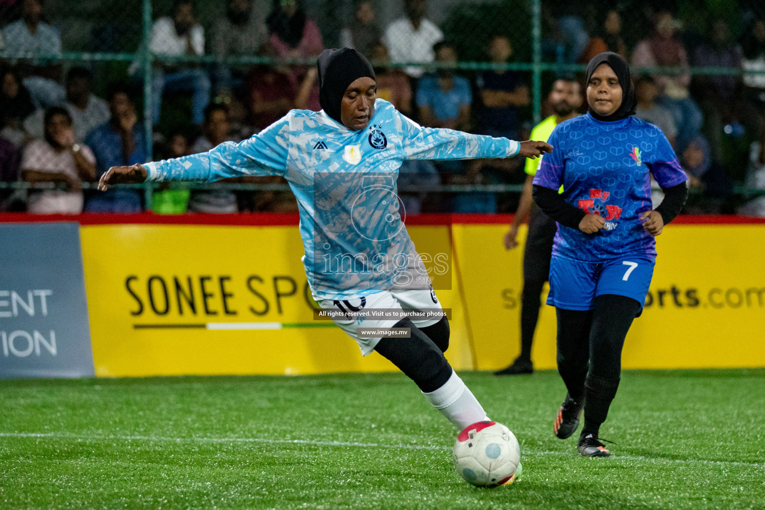 MPL vs Club MYS in Eighteen Thirty Women's Futsal Fiesta 2022 was held in Hulhumale', Maldives on Monday, 21st October 2022. Photos: Hassan Simah / images.mv