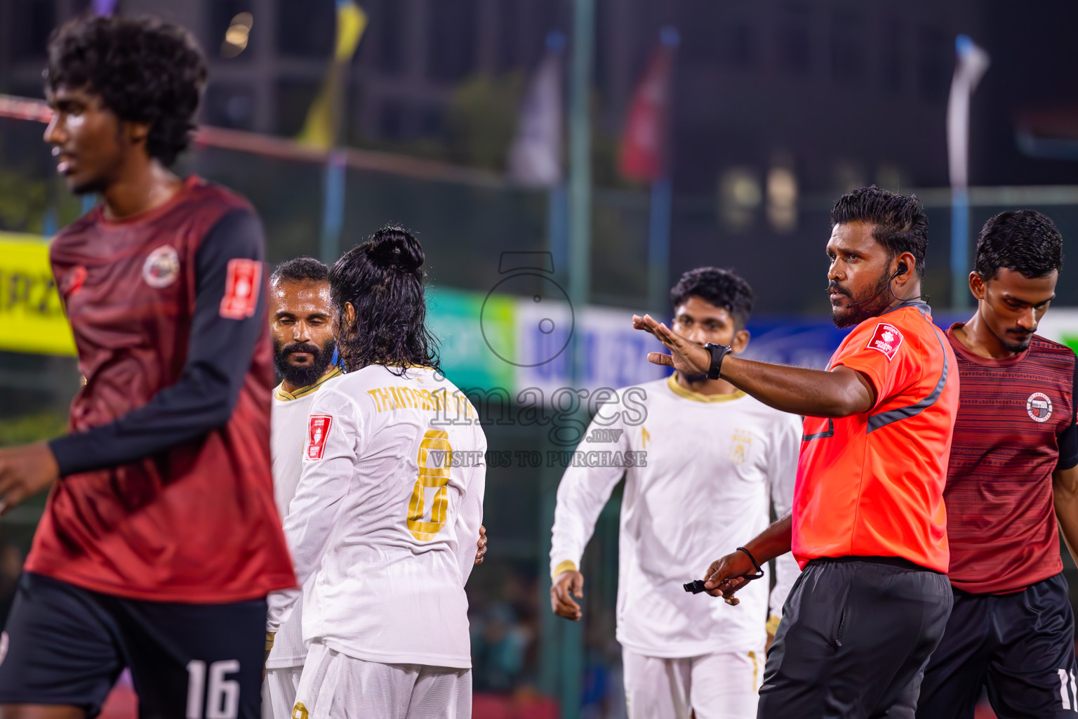 Th Thimarafushi vs Th Omadhoo in Day 27 of Golden Futsal Challenge 2024 was held on Saturday , 10th February 2024 in Hulhumale', Maldives
Photos: Ismail Thoriq / images.mv