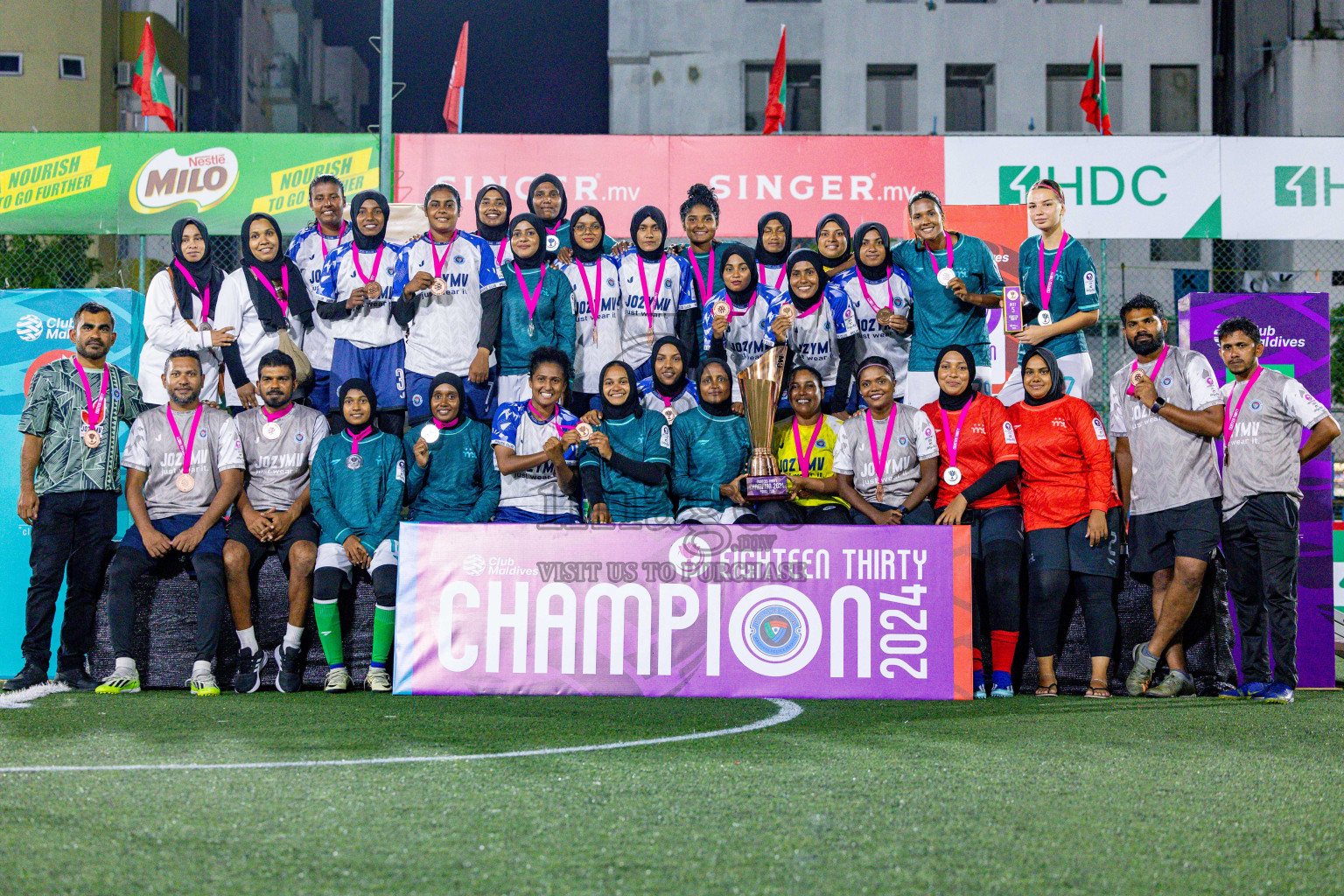 MPL vs POLICE CLUB in Finals of Eighteen Thirty 2024 held in Rehendi Futsal Ground, Hulhumale', Maldives on Sunday, 22nd September 2024. Photos: Nausham Waheed, Shu / images.mv