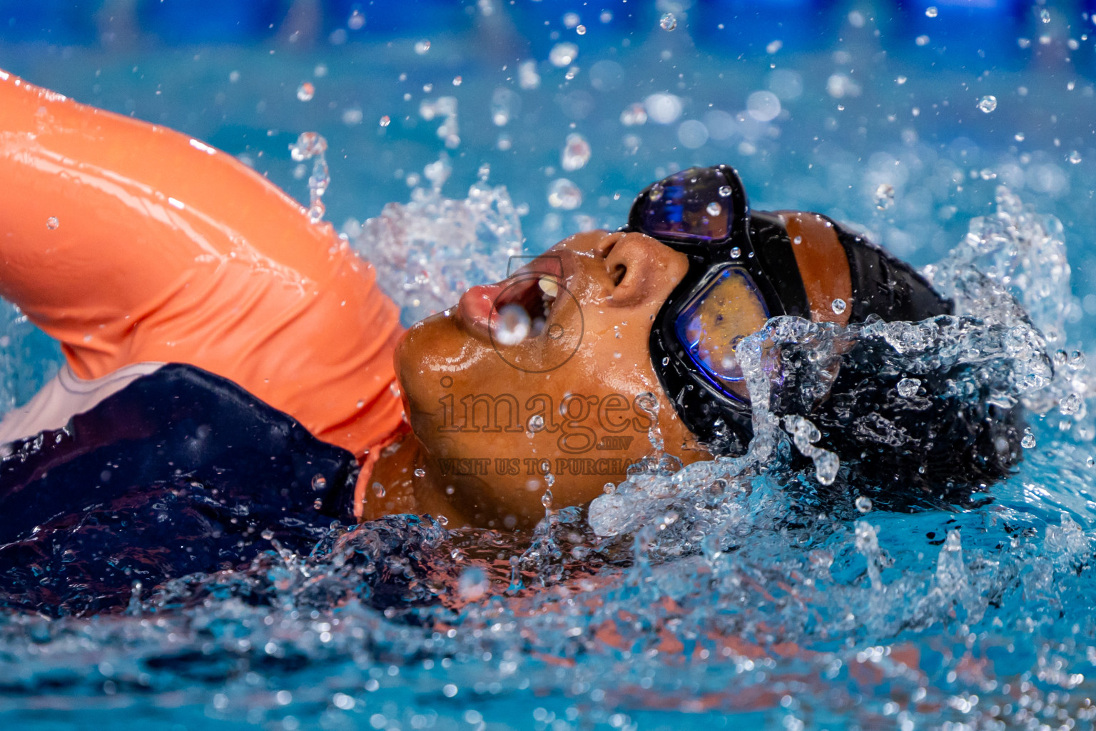 Day 3 of 20th BMLInter-school Swimming Competition 2024 held in Hulhumale', Maldives on Monday, 14th October 2024. Photos: Nausham Waheed / images.mv