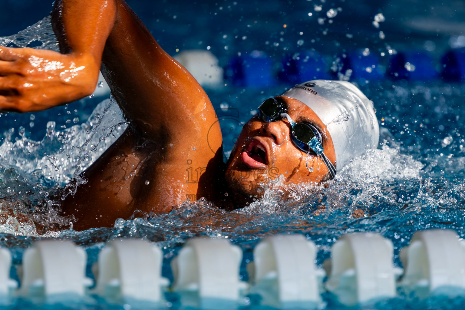 Day 1 of National Swimming Competition 2024 held in Hulhumale', Maldives on Friday, 13th December 2024. Photos: Nausham Waheed / images.mv