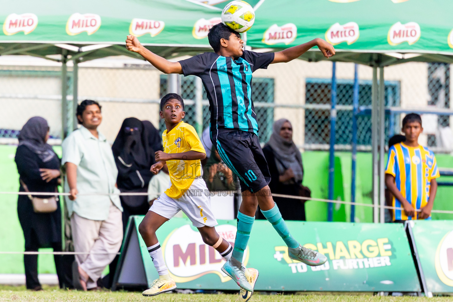 Day 5 of MILO Academy Championship 2025 (U14) was held on Monday, 3rd November 2025 at Henveiru Football Grounds, Male', Maldives . Photos: Nausham Waheed / images.mv