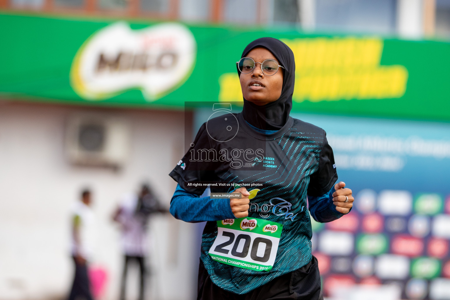 Day 2 of National Athletics Championship 2023 was held in Ekuveni Track at Male', Maldives on Friday, 24th November 2023. Photos: Hassan Simah / images.mv