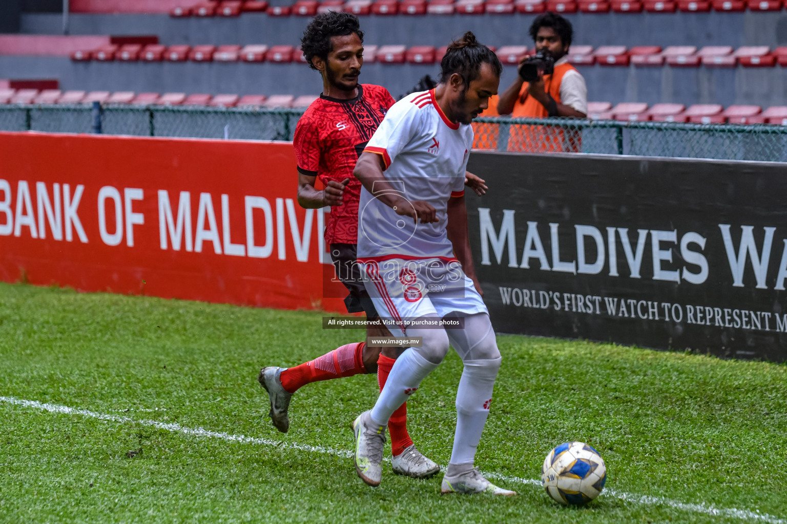 Buru Sports Club vs Club Teenage in Dhivehi Premier League Qualification 22 on 30th Aug 2022, held in National Football Stadium, Male', Maldives Photos: Nausham Waheed / Images.mv