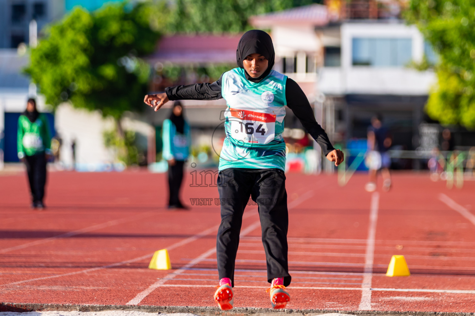 Day 2 of Inter-school Athletics Championship 2025 held in Ekuveni Synthetic Track, Male', Maldives on Tuesday, 07th October 2025. Photos by: Riza / Images.mv