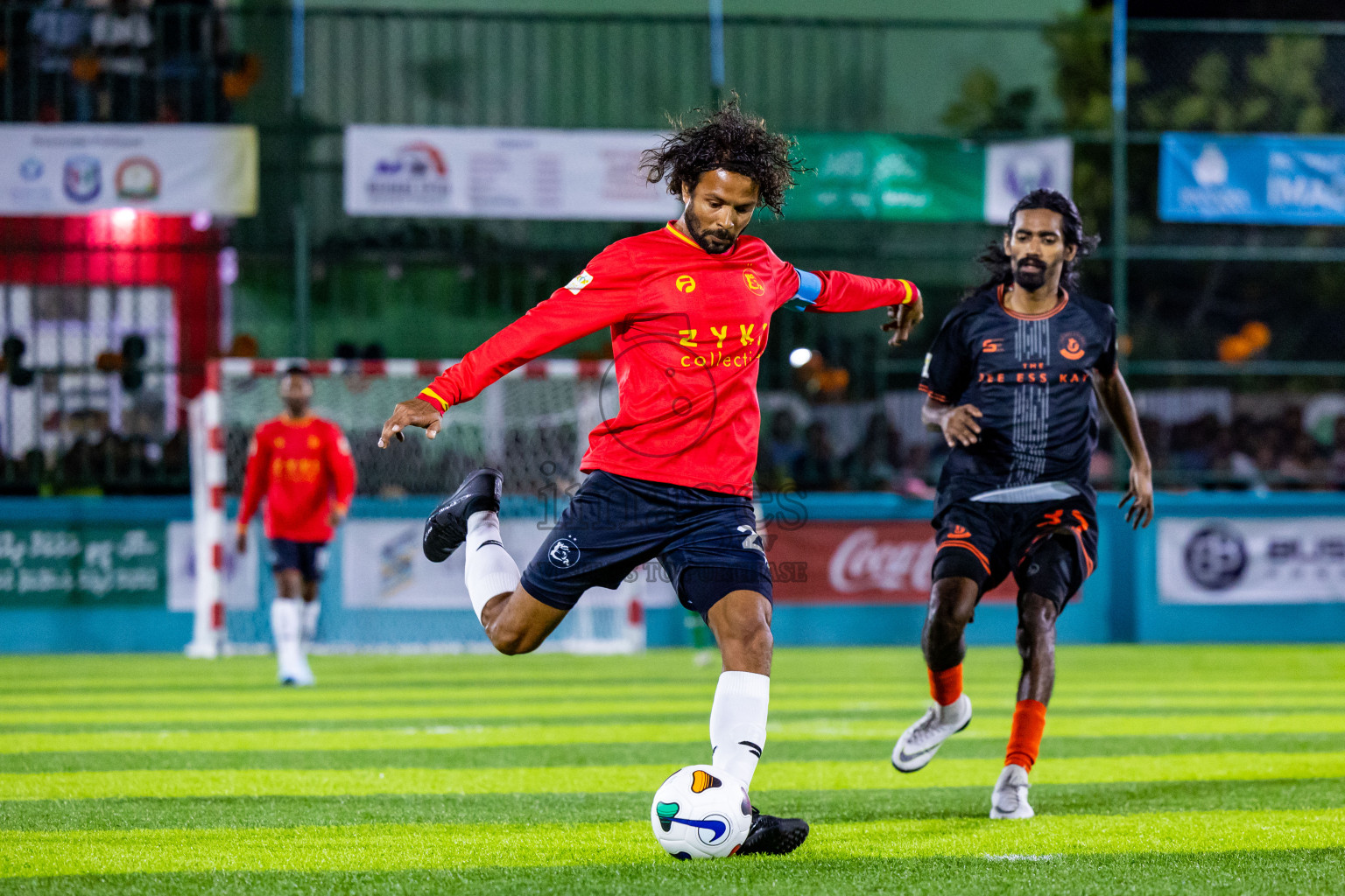 Dee Ess Kay vs Kovigoani in Final of Laamehi Dhiggaru Ekuveri Futsal Challenge 2024 was held on Wednesday, 31st July 2024, at Dhiggaru Futsal Ground, Dhiggaru, Maldives Photos: Nausham Waheed / images.mv