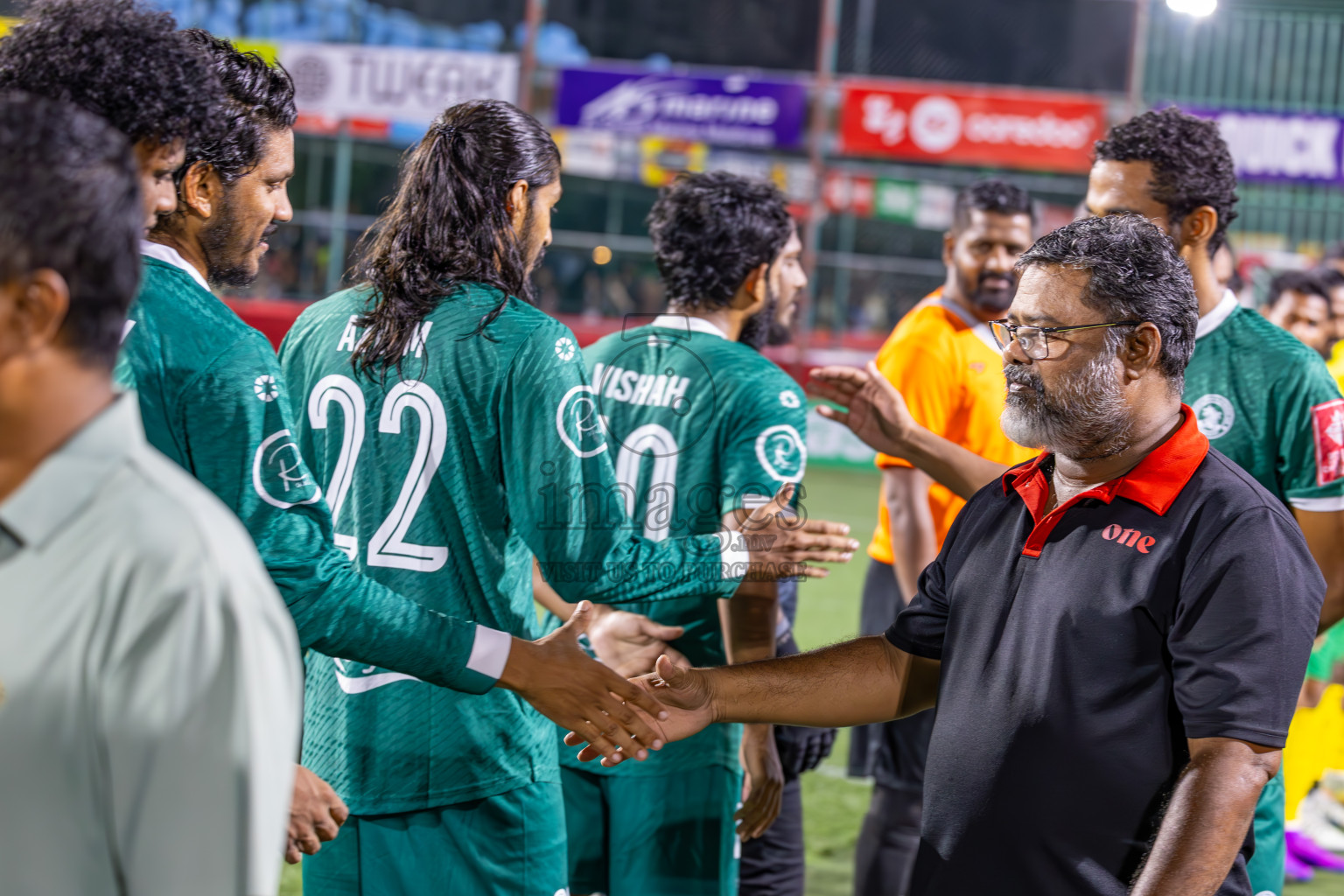 Dhandimagu vs GDh Vaadhoo in Zone Round on Day 28 of Golden Futsal Challenge 2025 was held on Saturday , 1st February 2025, in Hulhumale', Maldives. Photos: Ismail Thoriq / images.mv