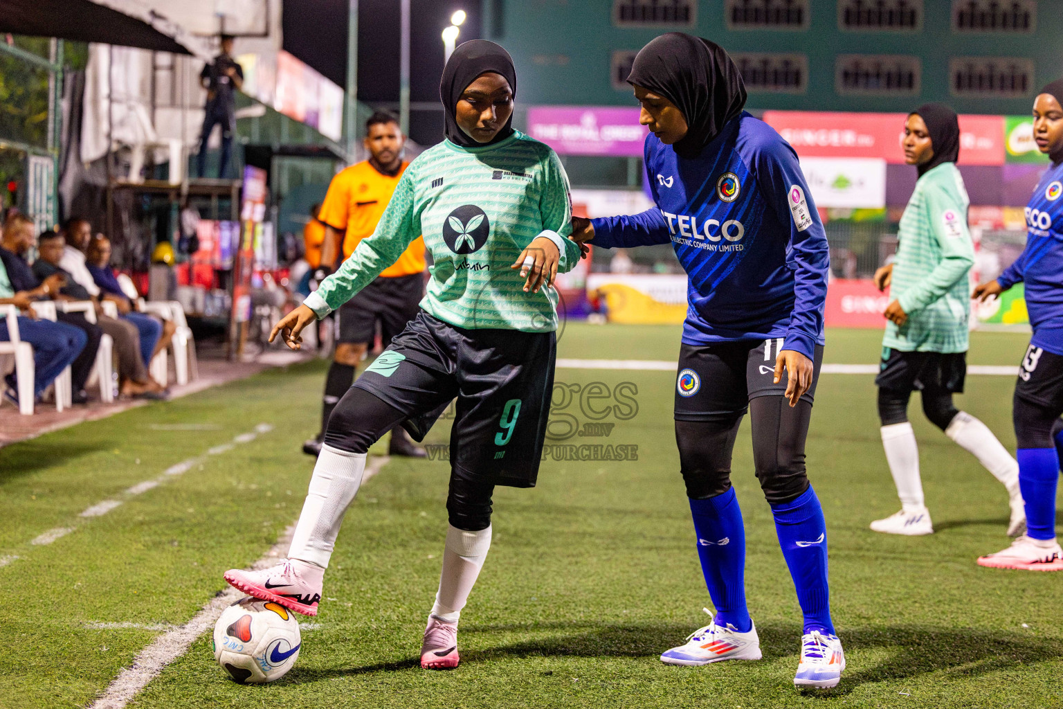 STELCO RECREATION CLUB vs TEAM DHARUMAVANTHA in Eighteen Thirty 2024 held in Rehendi Futsal Ground, Hulhumale', Maldives on Thursday, 5th September 2024. Photos: Hassan Simah / images.mv