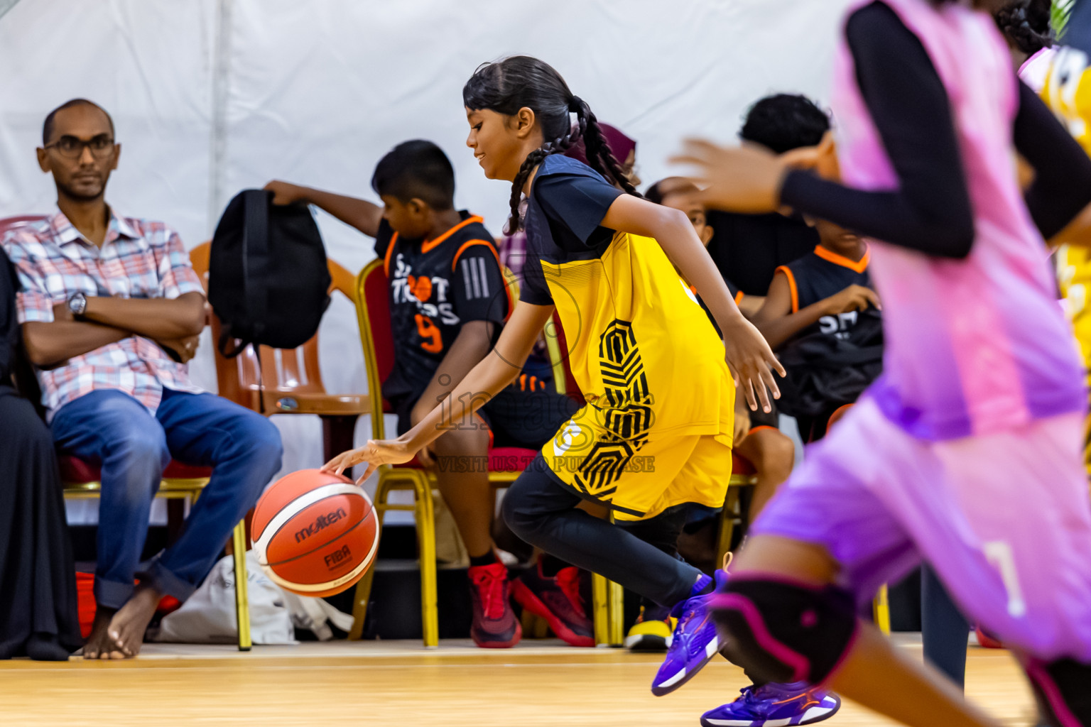 Day 2 of Milo 5 x 5 Junior Challenge 2025 - Basketball tournament held in Basketball Training Center, Male', Maldives on Friday, 10th October 2025. Photos by: Nausham Waheed / Images.mv