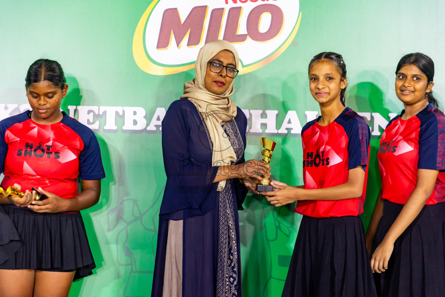 Final of MILO 3x3 Netball Challenge 2024 was held in Ekuveni Netball Court at Male', Maldives on Thursday, 20th March 2024. Photos: Nausham Waheed / images.mv