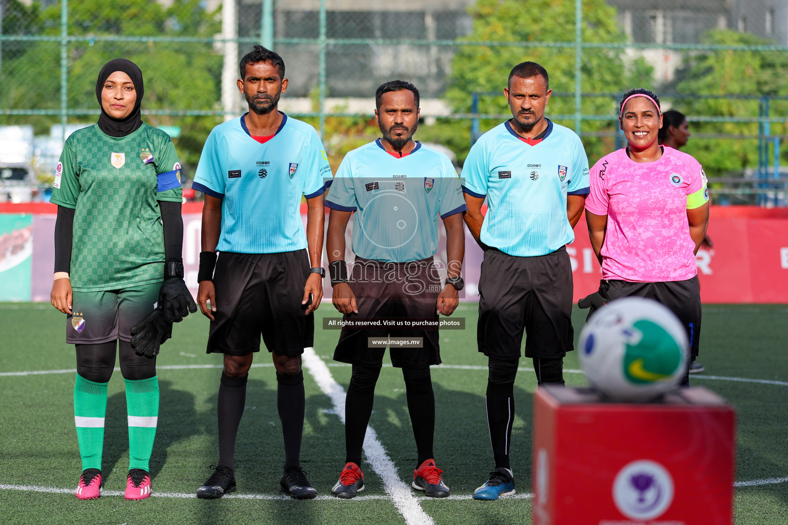 Fenaka vs Police in Eighteen Thirty 2023 held in Hulhumale, Maldives, on Sunday, 03 August 2023. 
Photos: Hassan Simah / images.mv