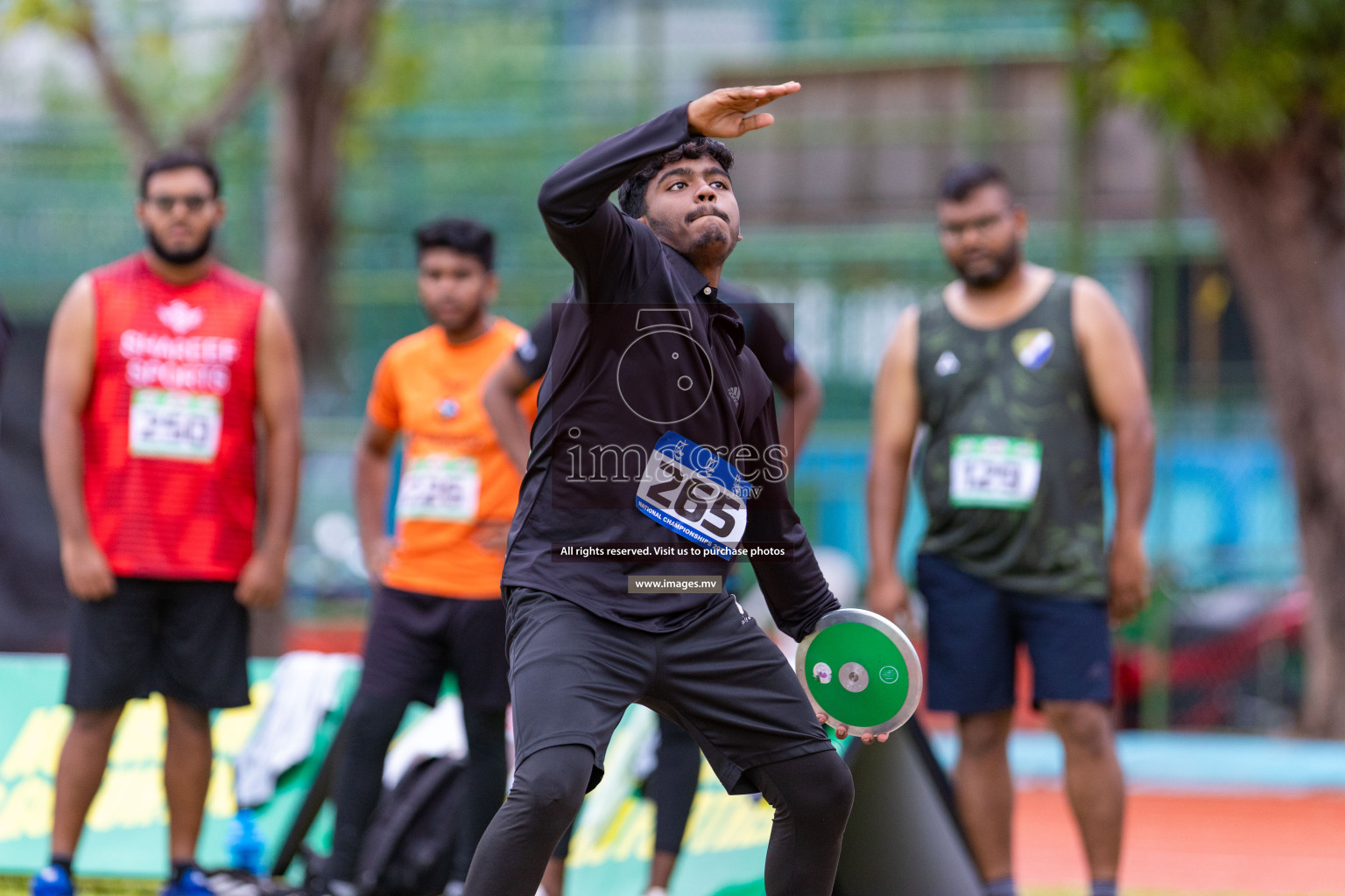 Day 2 of National Athletics Championship 2023 was held in Ekuveni Track at Male', Maldives on Friday, 24th November 2023. Photos: Nausham Waheed / images.mv