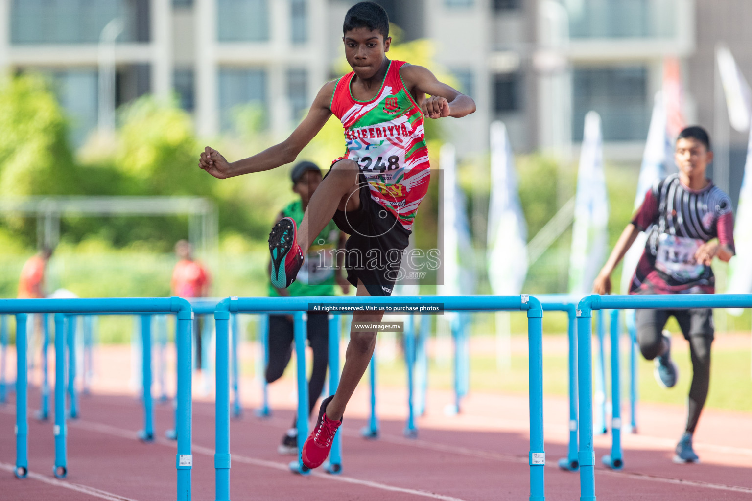 Day four of Inter School Athletics Championship 2023 was held at Hulhumale' Running Track at Hulhumale', Maldives on Wednesday, 17th May 2023. Photos: Nausham Waheed/ images.mv