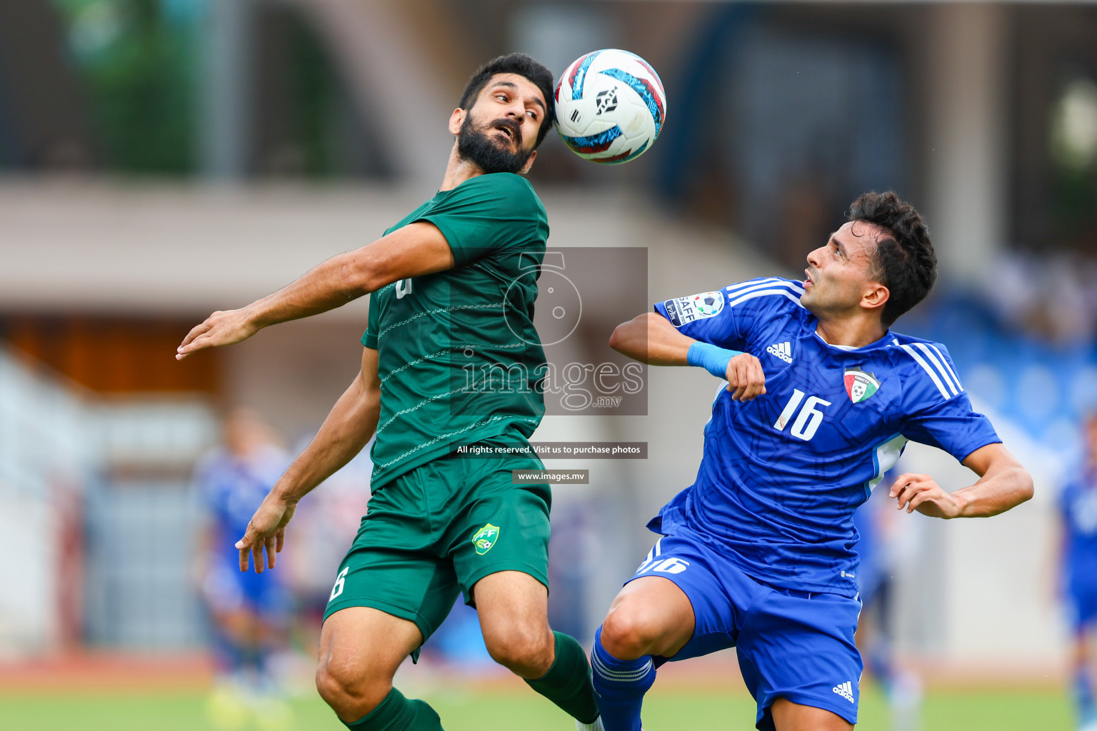 Pakistan vs Kuwait in SAFF Championship 2023 held in Sree Kanteerava Stadium, Bengaluru, India, on Saturday, 24th June 2023. Photos: Nausham Waheed, Hassan Simah / images.mv